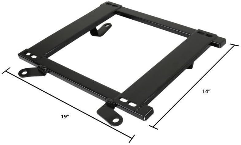 Racing Seat Mounting Brackets Rail Track Compatible with 1993-2002 Camaro Firebird Tensile Steel Seat Brackets Pair