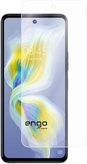 Engo Tecno Camon 18P İle Uyumlu Mat Ekran Koruyucu Parmak İzi Bırakmayan Yansıma Ve Parlama Önleyici Koruma, 9H Temperli Nano Kırılmaz Esnek Cam