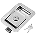 WINOMO Travel Trailer Lock Stainless Steel Rv Door Latch Heavy Duty Flush Mount Handle Latch for Toolbox