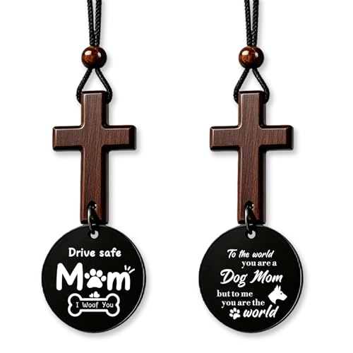 Dog Mom Car Rear View Mirror Charm