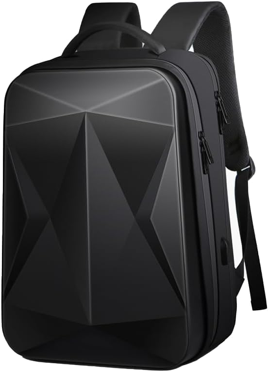 XINYASEE Hard PC Laptop Backpack Waterproof Business Backpack Large Capacity Travel Backpack for Business Travel