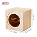 Facmogu 6.5in Speaker Boxes & Enclosures, Car Box Speaker Cabinets with Sound-Absorbing Cotton & Speaker Terminal Cup, Speaker Box for Great Sound Quality for Home & Vehicle
