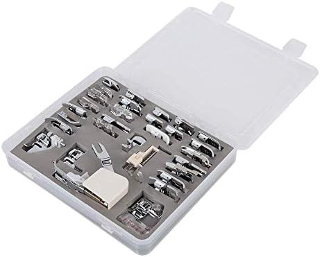 30PCS Sewing Machine Presser Feet, Household Multifunctional Sewing Machine Parts Press Foot Sew Machine Accessories Kit Set