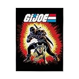 CafePress GI Joe: Snake Eyes Large Fleece Throw Blanket 80