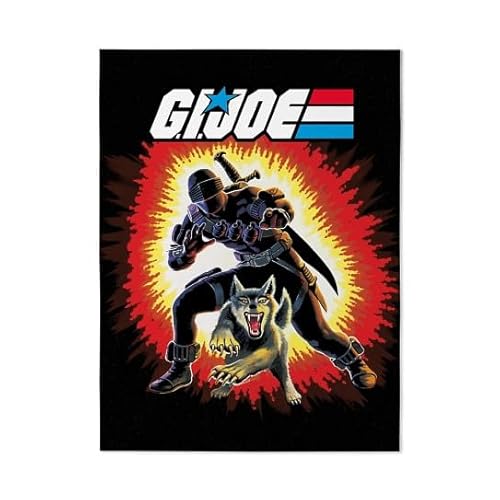 CafePress GI Joe: Snake Eyes Large Fleece Throw Blanket 80
