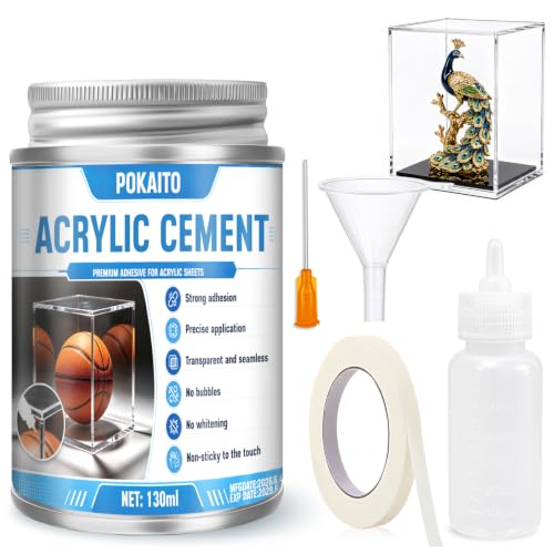 POKAITO Acrylic Cement Applicator Bottle Kit