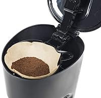 Bestron Kaffeemaschine mit Warmhalteplatte, Für gemahlenen Filterkaffee, 10 Tassen, 750 Watt, Schwarz – Ansicht 3