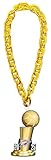 aminco Oklahoma City OKC Thunder 2025 NBA Champions Fan Chain, Gold