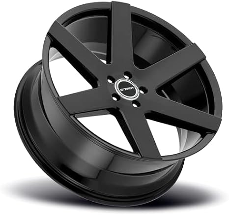 STRADA CODA Custom Wheel - 20x8.5, 35 Offset, 5x114.3 Bolt Pattern, 72.6mm Hub - Gloss Black Rim