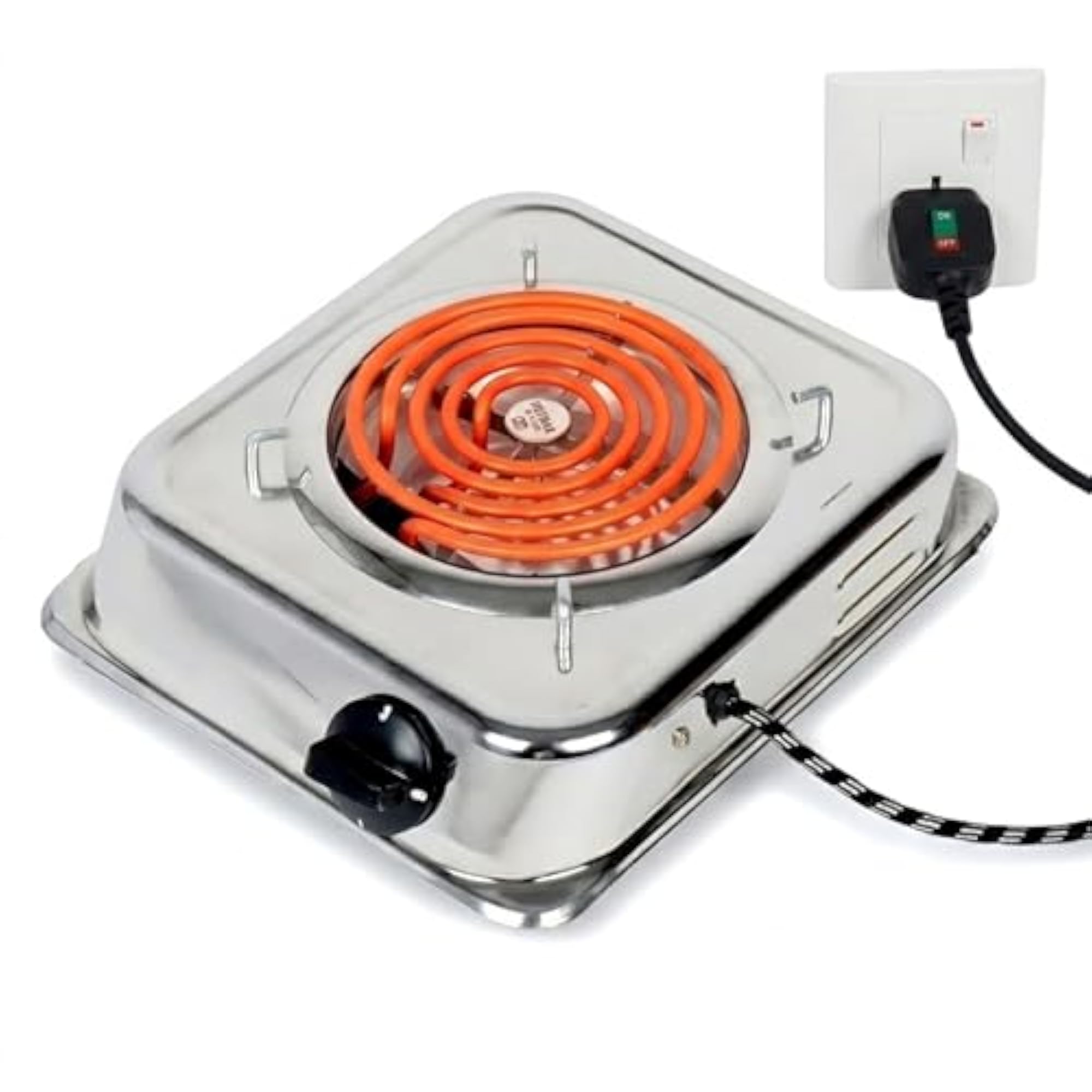 2000W Jawala Chrome Electric Cooking Stove