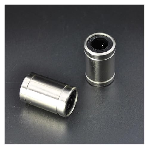 Rodamiento lineal LM8 8mm con bolas de acero internas que eliminan la fricción en guías CNC 2 piezas