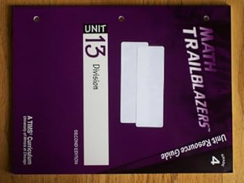 Paperback Math Trailblazers - Grade 4, Unit 13 Resource Guide Book