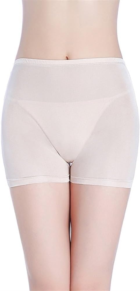 Women's Mulberry Silk Boxer Briefs Summer Ultra-Thin Comfort Underwear High Waist Soft Shorts Sports Sleep Panties(05,X-Large)
