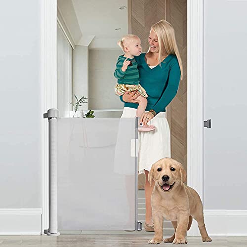 Türschutzgitter interGo Ausziehbar 0-140 cm für Kinder und Haustiere