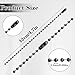 Sorcristy 100Pcs Ball Beads Chains, Stainless Steel Dog Tag Chain, Metal Hanging Chains 4.7 Inch Ball Keychains with Connectors, Beaded Necklace Chain for Jewelry Making DIY Crafts