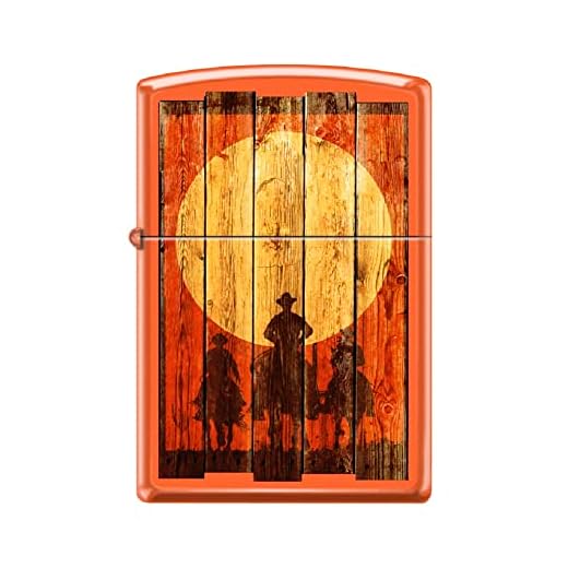 Zippo Lighter-Cowboy Hat and Rope Westerns Windproof Lighter Cowboys #Z6020