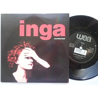 Inga Something Stupid 7" East West YZ439 EX/EX 19989 picture sleeve