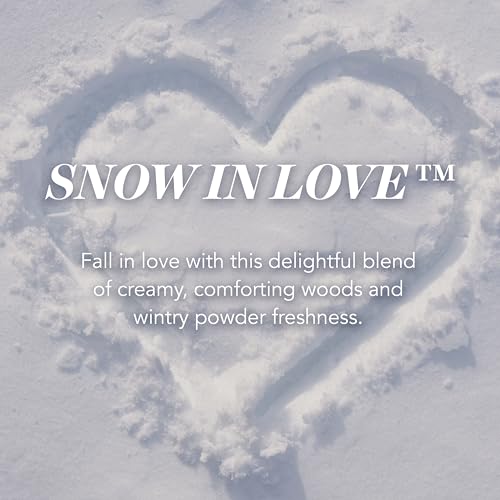 Yankee Candle Scented Candle | Snow in Love Large Jar Candle | Long Burning Candles: up to 150 Hours