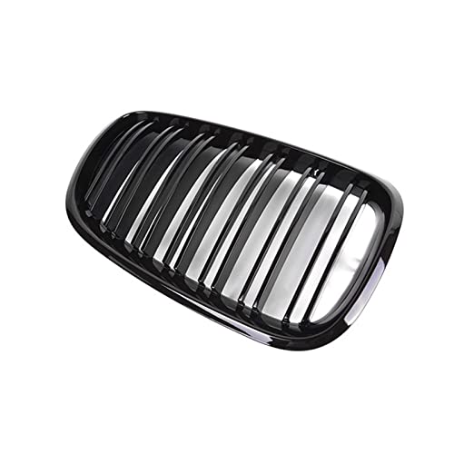 Parrilla delantera de riñón doble línea para coche BMW E70 E71 E72 X5 X6 2007-2014 5