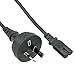 ACP1059 Australia 2 Prong AS3112 Plug to Figure 8" IEC C7 6 Foot (1.83 Meters) Power Cord with Australia SAA certifications. Often Called an Australia Shaver Cord or Australia Notebook Cord.