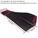 Kyostar Car Bumper Spoiler Rear Lip Angle Diffuser Body Side Skirt Rocker Splitters Diffuser Winglet Wings Black