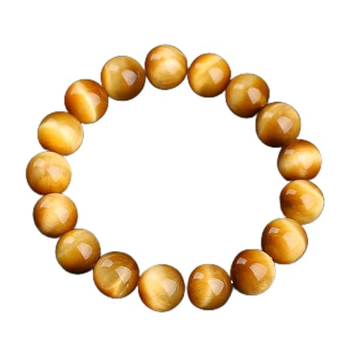 Bijou Feng Shui œil de tigre naturel 12mm pour sérénité au bureau