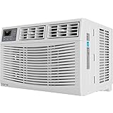 hOmeLabs 8,000 BTU Window Air Conditioner - Energy Star Certified AC Unit with Digital Thermostat and Easy-to-Use Remote Control - Ideal for Rooms up to 350 Square Feet