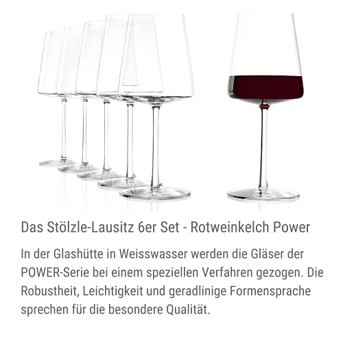 Rotweingläser von Stölzle Lausitz im 6er Set