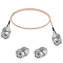 SDTC Tech BNC Male to BNC Male HD-SDI Cable RG316 Coaxial Coax Antenna Pigtail Jumper 50 Ohm BNC Connector Adapter 3 feet/1m