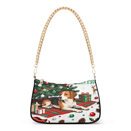 Sac banane tendance chaîne de Noël vert pour offrir à un coureur