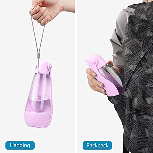 Upsky Dog Water Bottle Portable Foldable Dog Water Dispenser With Drinking And Feeding Function Lightweight Dog Travel Water Bottle For Walking. #TOP6
