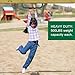 SELEWARE 6-Pack 17-Inch Green Metal Playground Safety Handles – Heavy-Duty, Non-Slip Kids’ Grab Bars for Indoor/Outdoor Playsets, Swing Sets, Playhouses, Treehouses, Jungle Gyms & Climbing Frames