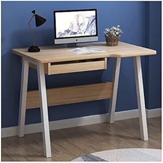 Cherry Tree Furniture Oak Colour Computer Desk Home Office Workstation Desk with Keyboard Tray