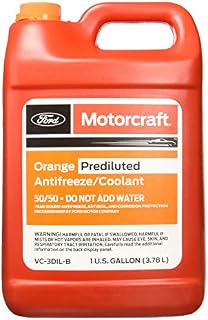 Genuine Ford Fluid VC-3DIL-B Orange Pre-Diluted Antifreeze/Coolant - 1 Gallon