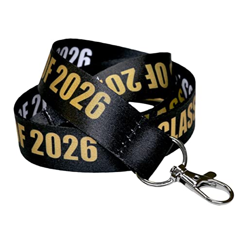 Image of PinMart Class of 2025-2030 School Graduation Lanyard ID Name Badge Keychain