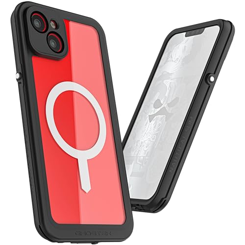 Ghostek NAUTICAL slim iPhone 14 Plus Case Shockproof Waterproof with MagSafe and Screen Protector Wireless Charging Compatible Rugged Phone Covers Designed for 2022 Apple iPhone 14 Plus (6.7") (Clear) by Ghostek - Used condition - Image 2