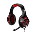 Produktbild Tracer Battle Heroes Gunman Red Gaming Headset mit Mikrofon für PC 40 mm, MiniJack LED-Beleuchtung