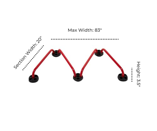 Winnwell Hockey Adjustable Stickhandling Aid - Steel Stick Handling Trainer Suitable for On & Off Ice, Improve Puck Control & Coordination | Training Equipment Made for Kids & Adult Hockey Players