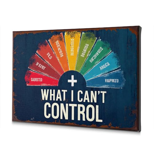 What I Can'T Control Toile Déco Pâques Haute Définition 20x30
