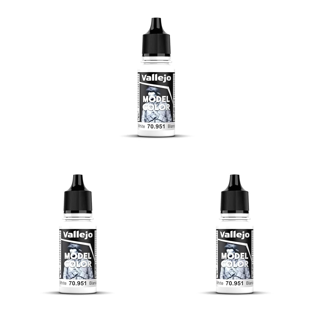 Vallejo Model Color 17 ml Acrylic Paint - Cold White — view 73