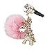 IP658-b Cute Pairs Eiffel Tower Charm Chain Universal 3.5mm Anti Dust Earphone Jack Plug Cap for Smart Phone