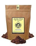 Uncle Spice ANCHO Chilipulver 120g - Ancho Chilischoten fein gemahlen - Poblano Chili - mild fruchtig-herbes Chili-Pulver in PREMIUM-QUALITÄT - 1500 Scoville - leicht SCHARF