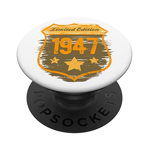 75 regalos de cumpleaños para amigos 1947 regalo de cumpleaños PopSockets PopGrip Intercambiable