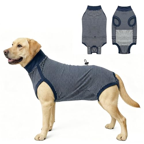 Dotoner Body Chien Post Operatoire Anti Lechage Femelle Combinaison de Convalescence pour Chiens Après Stérilisation Pyjama Chien Body Chirurgical Chien