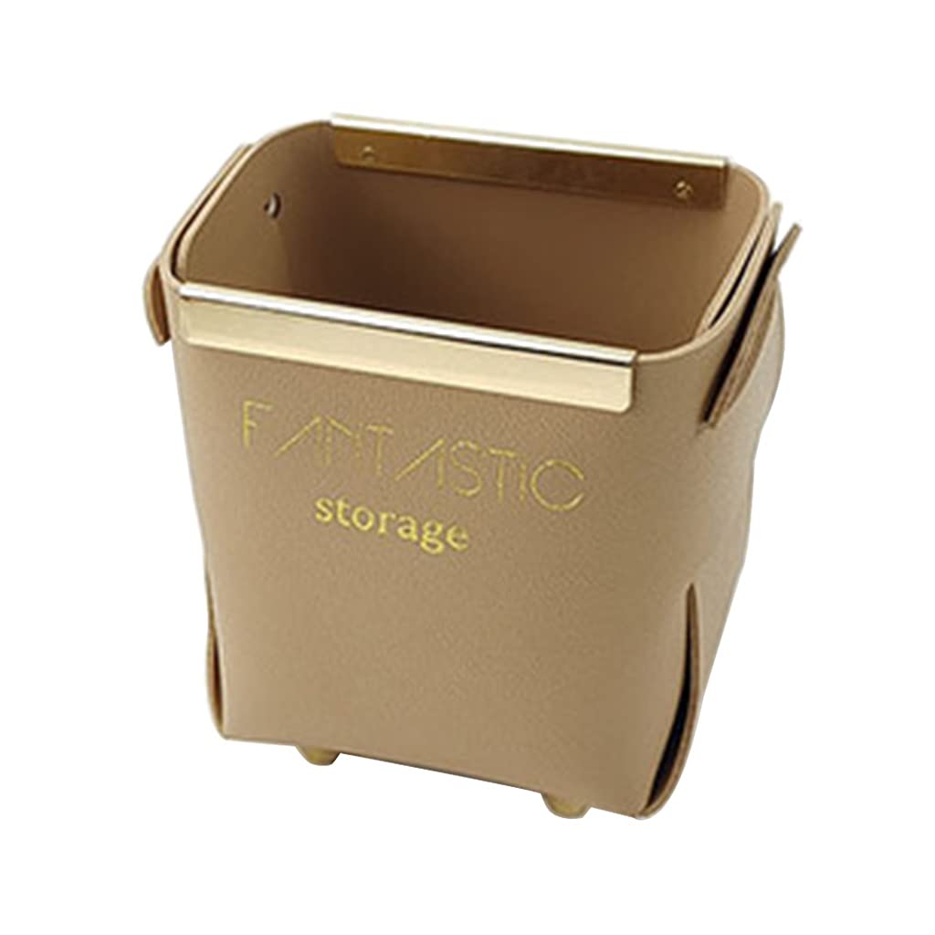 Jazuaiao Exquisite Goods Storage Box Foldable Small Size Large Capacity Makeup Storage Bucket for Cosmetics Stationeries Sundries Desktop Case for Cosmetics Stationeries Sundries Home Dorm