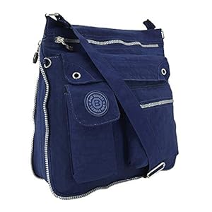 Ekavale – lichte schoudertas voor dames – praktische crossbody tas – met veel vakken – waterafstotende schoudertas voor dames