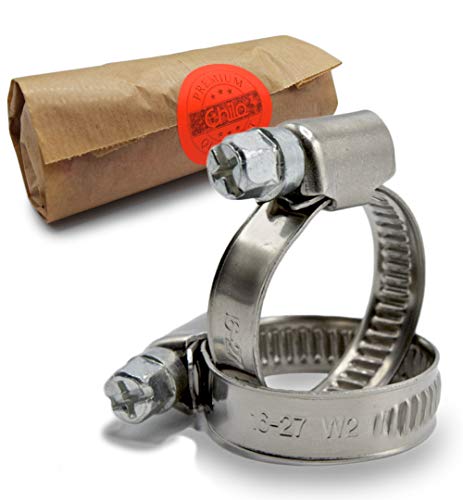 Schlauchschellen 10 Stück 16-27mm Universell Einstellbar Schlauchklemmen Rohrschellen Schlauchbinder Waschmaschine Sanitär Kfz