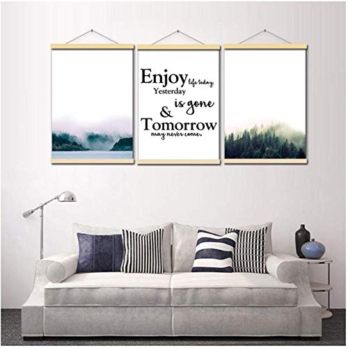 Peinture Moderne Paysage affiche modulaire salon décoration murale
