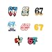 Grewgty 8PCS Funny 6 7 Meme Shoe Charms Set, Shoe Decoration Party Gifts for Adults Teens