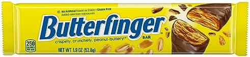 Butterfinger Chocolate Single Candy Bars, 1.9 Ounce